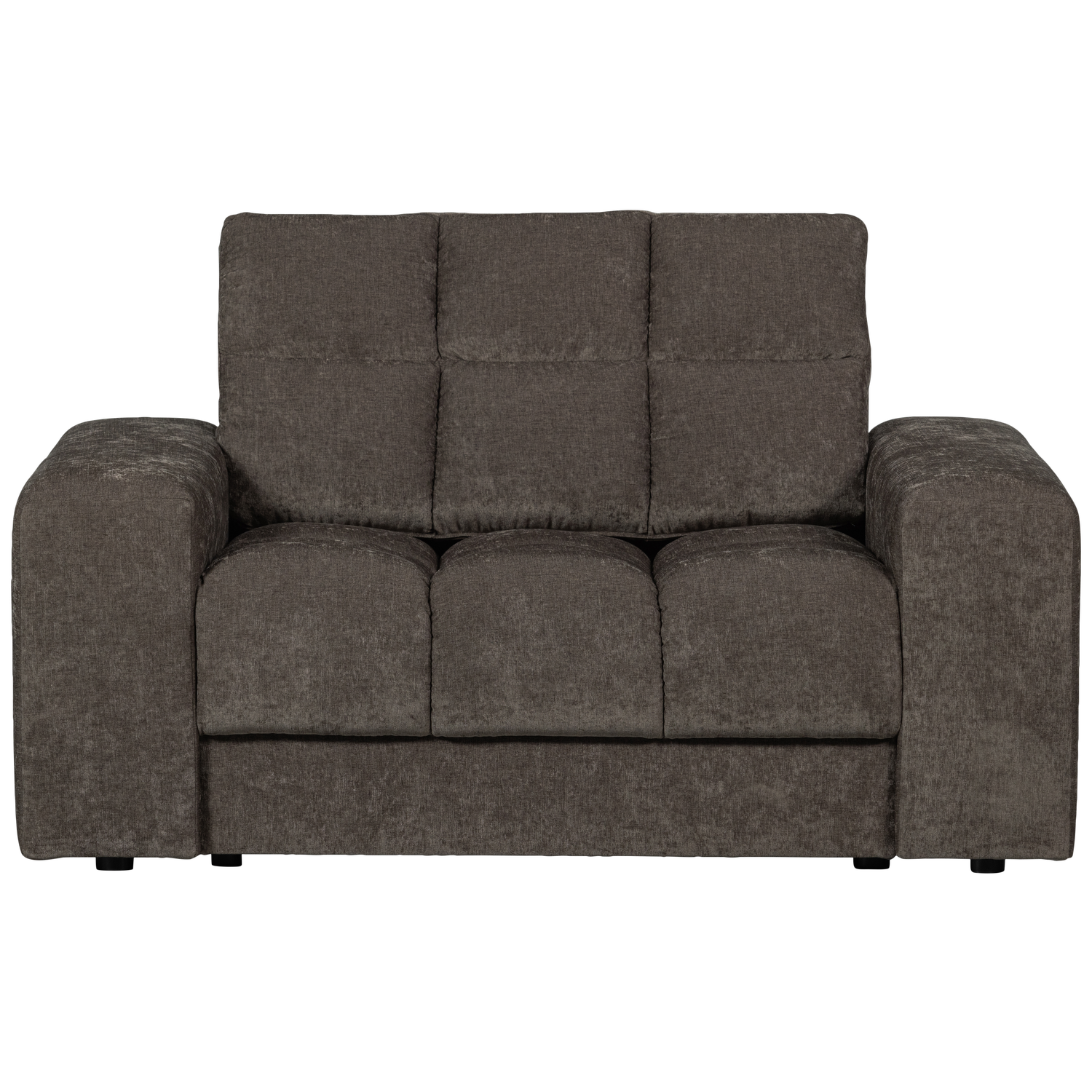 WOOOD fotoliu SECOND DATE LOVESEAT VINTAGE WARM | 100% Pes | Gri cald | 78x136x101 cm