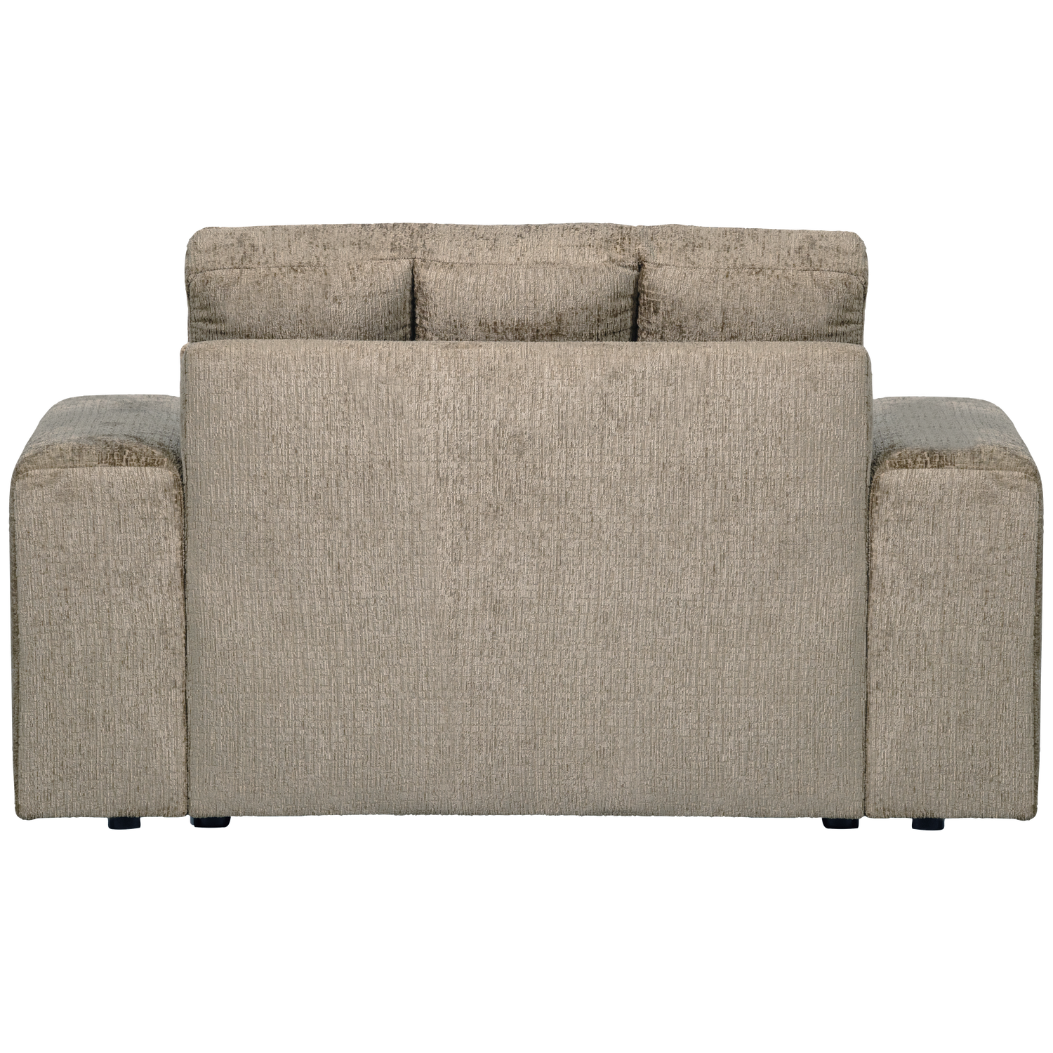 WOOOD fotoliu SECOND DATE LOVESEAT STRUCTURE VELVET WHEATFIELD | 100% Pes | Wheatfield | 78x136x101 cm