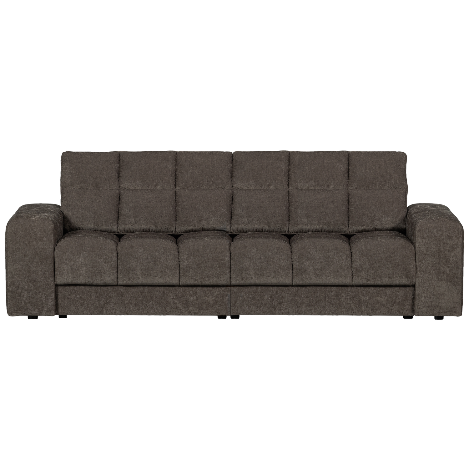 WOOOD canapea 2 locuri SECOND DATE | 100% Pes | Gri cald | 78x226x99 cm