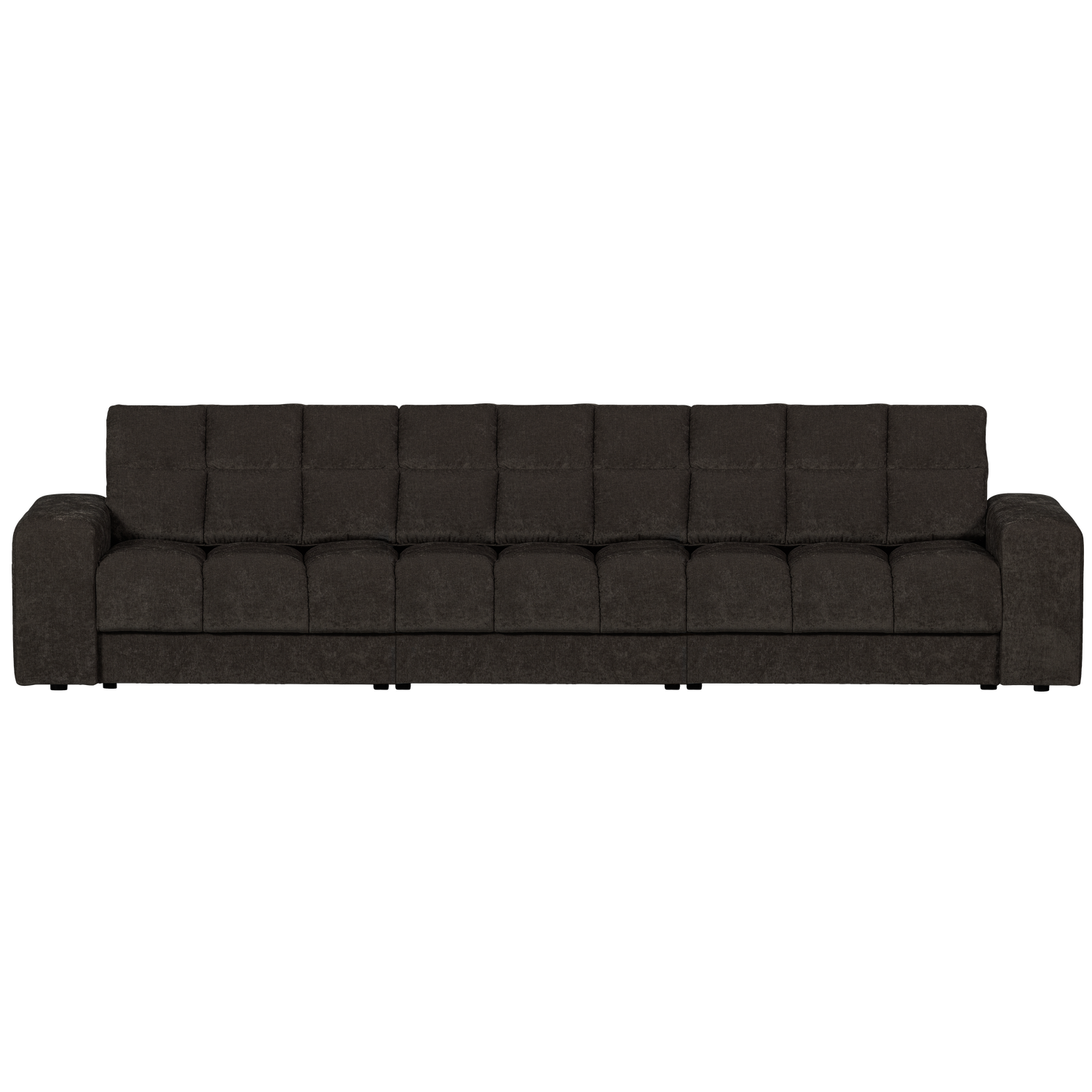 WOOOD canapea 3 locuri SECOND DATE | 100% Pes | Antracit | 78x316x99 cm