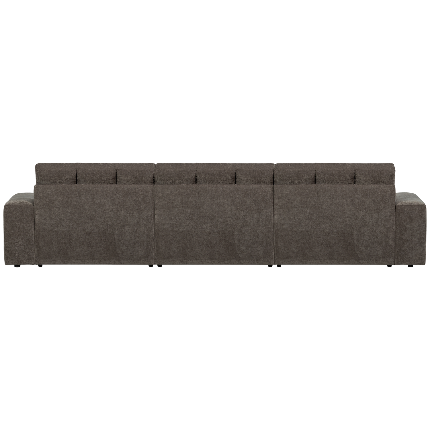 WOOOD canapea 3 locuri SECOND DATE | 100% Pes | Gri cald | 78x316x99 cm