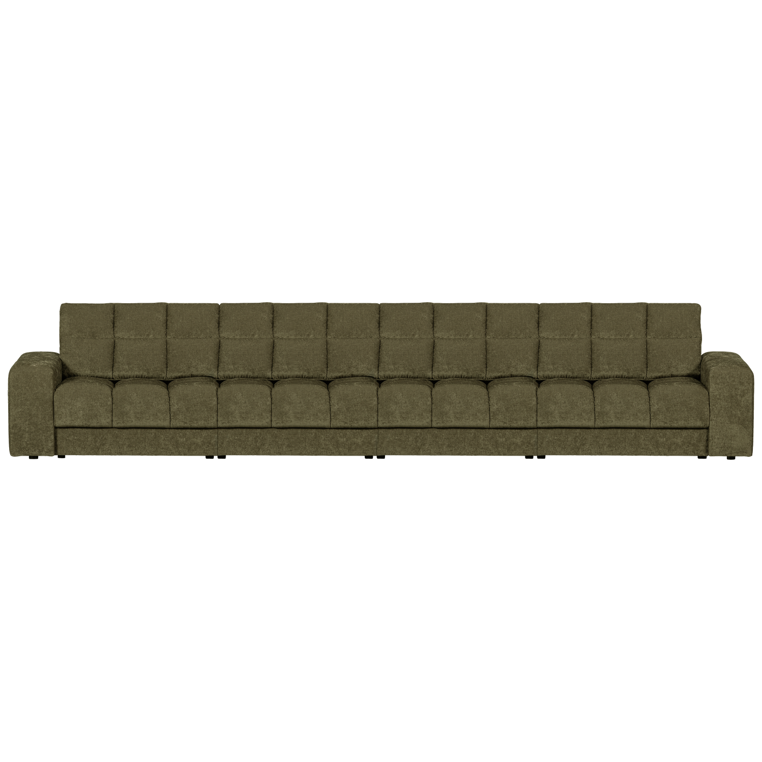 WOOOD canapea 4 locuri SECOND DATE | 100% Pes | Verde | 78x406x99 cm