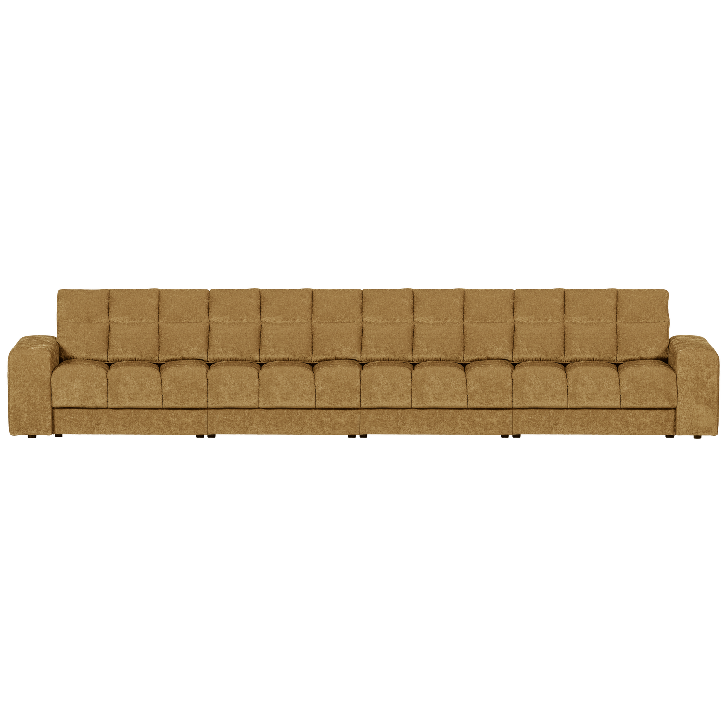 WOOOD canapea 4 locuri SECOND DATE | 100% Pes | Auriu | 78x406x99 cm