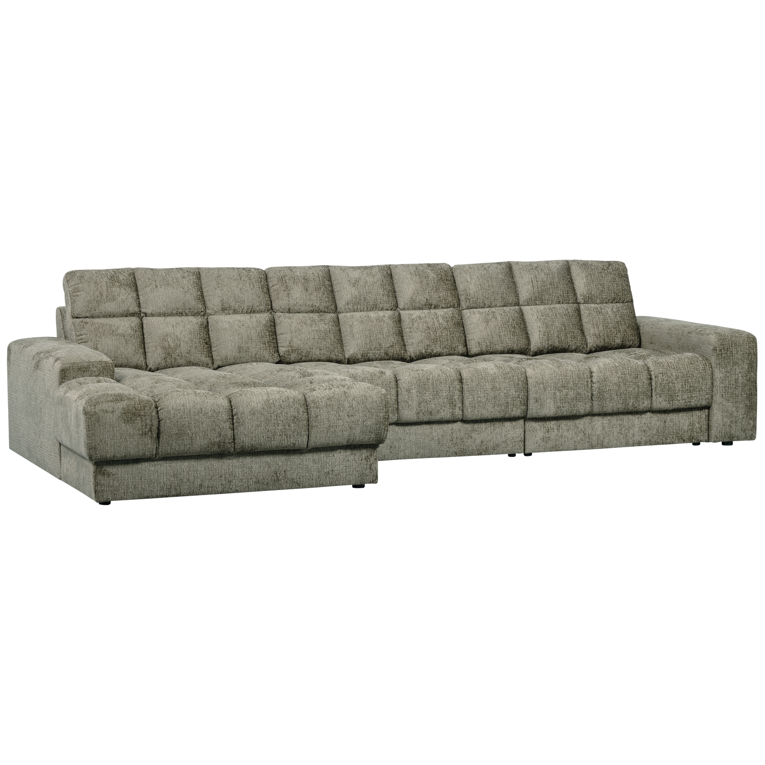 WOOOD canapea mare SECOND DATE CHAISE LONGUE | 100% Pes | Frost | 78x316x162 cm