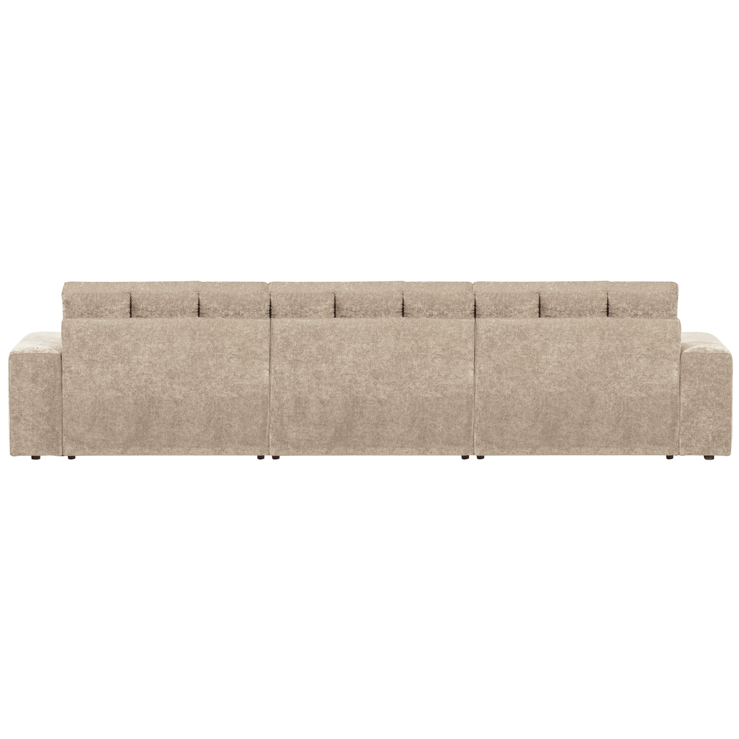 WOOOD canapea mare SECOND DATE CHAISE LONGUE | 100% Pes | Nougat | 78x316x162 cm