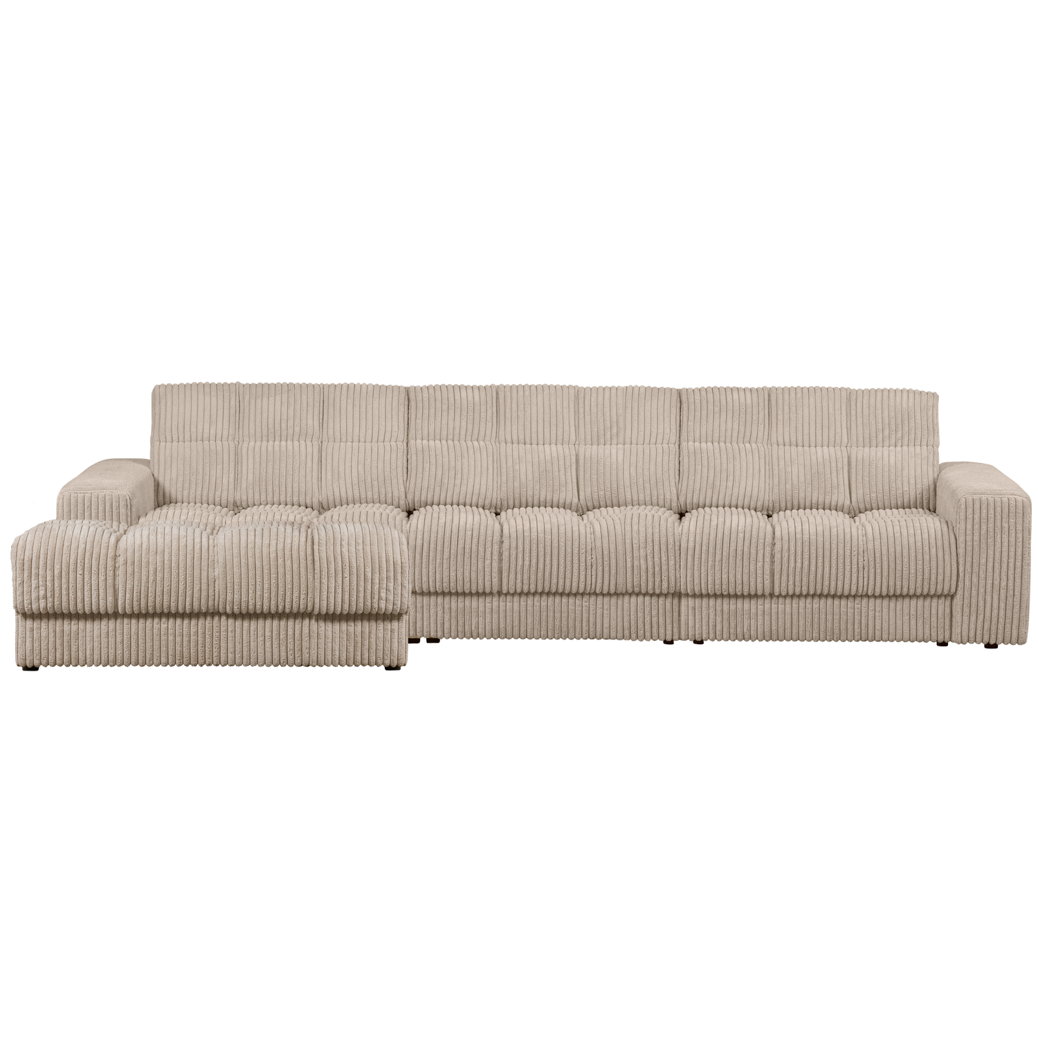WOOOD canapea mare SECOND DATE CHAISE LONGUE | 100% Pes | Travertin | 78x316x162 cm