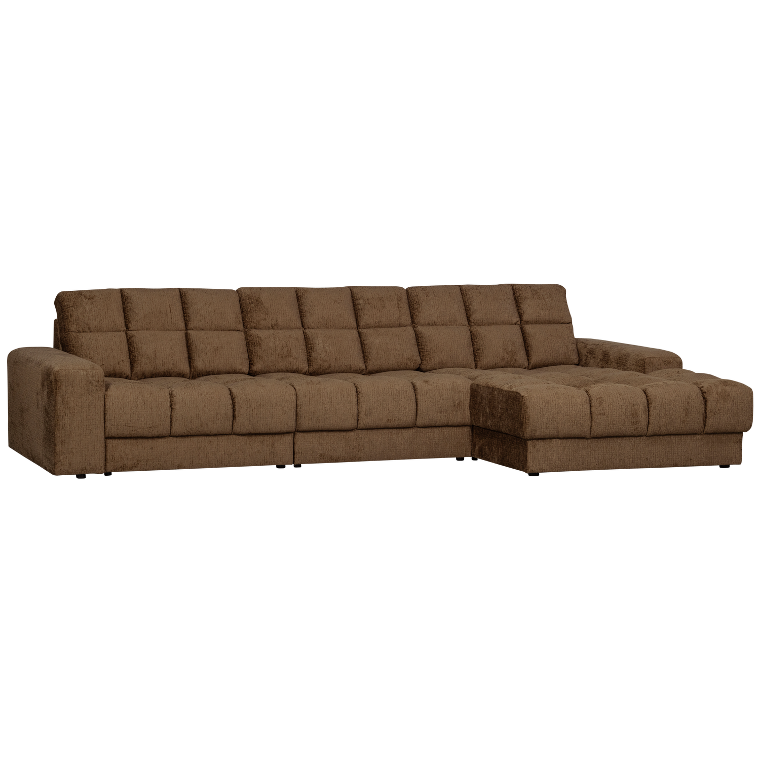 WOOOD canapea mare SECOND DATE CHAISE LONGUE | 100% Pes | Brass | 78x316x162 cm