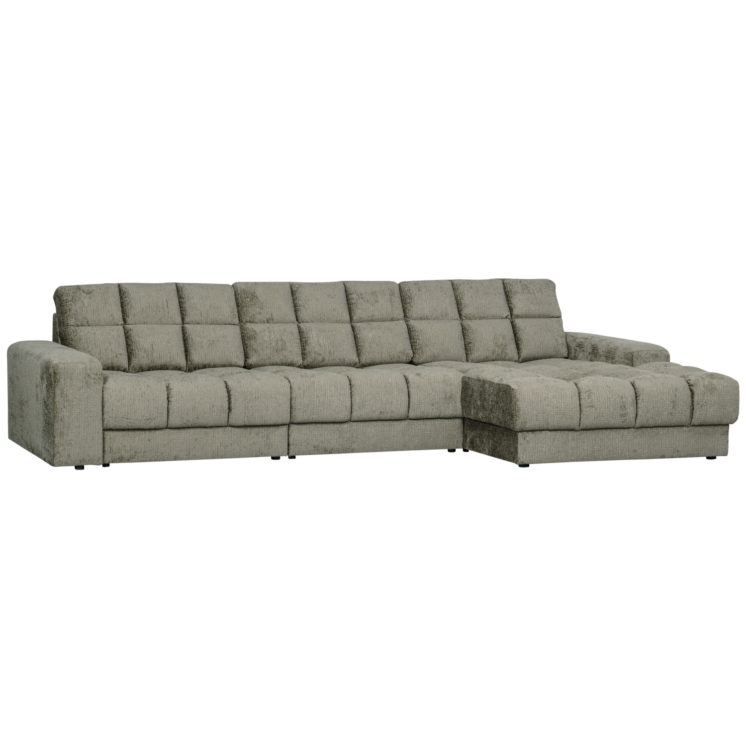 WOOOD canapea mare SECOND DATE CHAISE LONGUE | 100% Pes | Frost | 78x316x162 cm