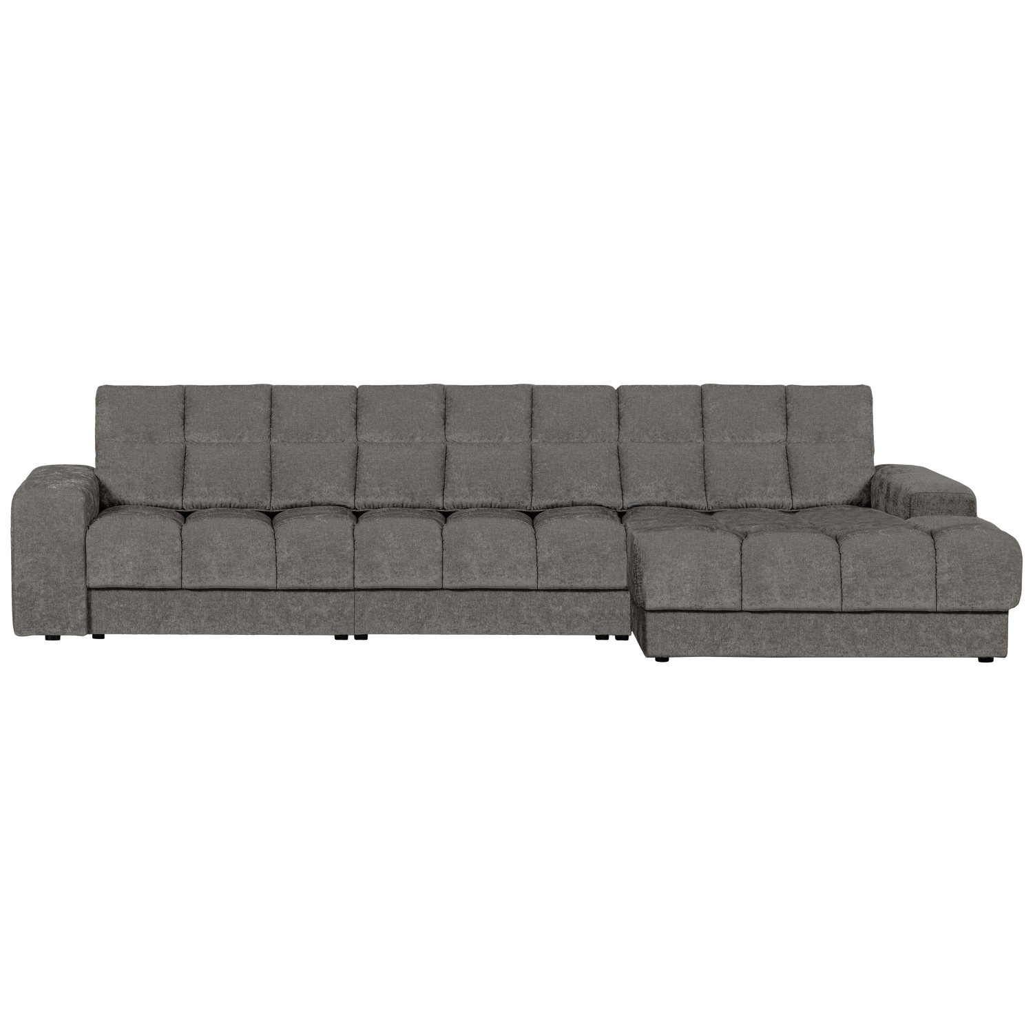 WOOOD canapea mare SECOND DATE CHAISE LONGUE | 100% Pes | Mouse | 78x316x162 cm