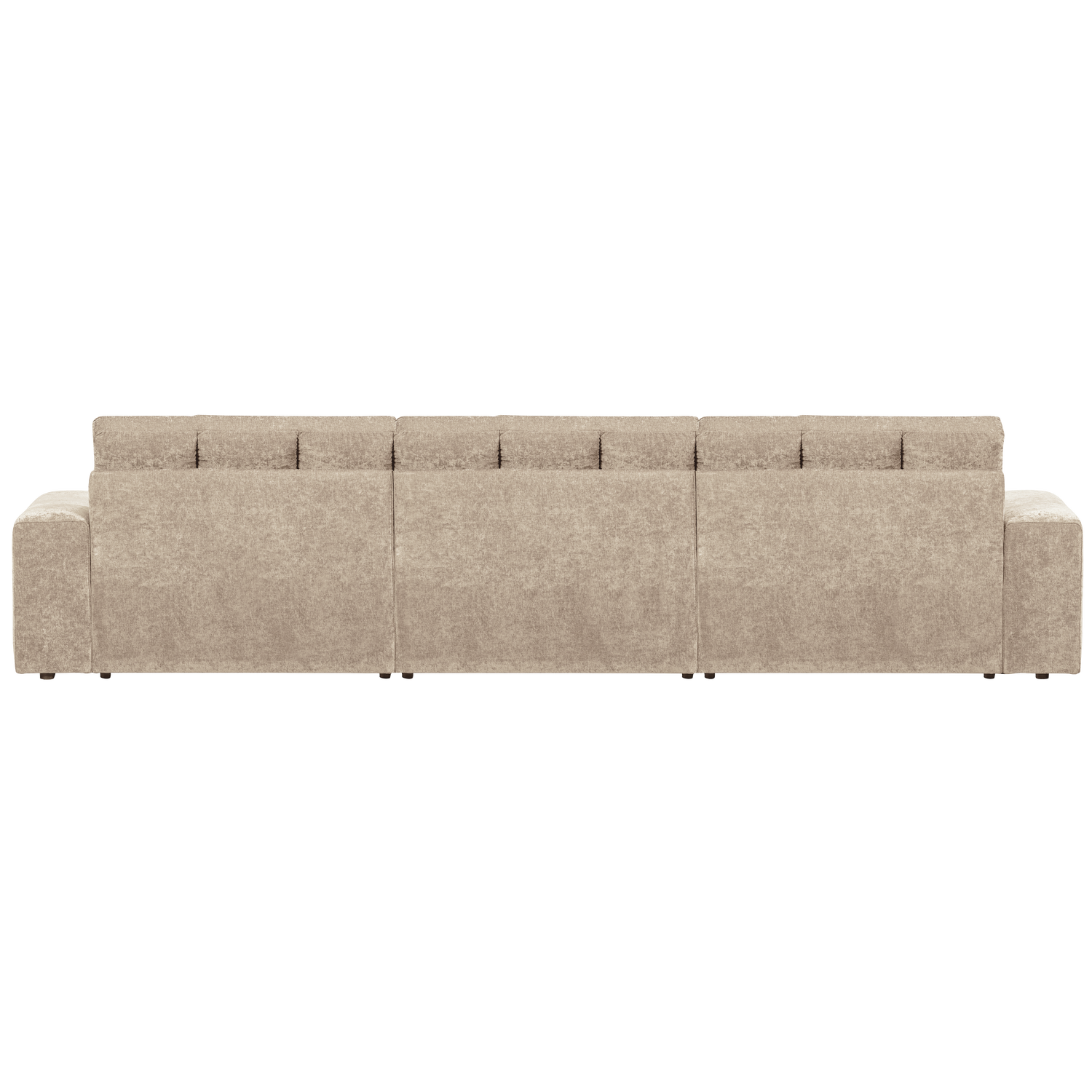 WOOOD canapea mare SECOND DATE CHAISE LONGUE | 100% Pes | Nougat | 78x316x162 cm
