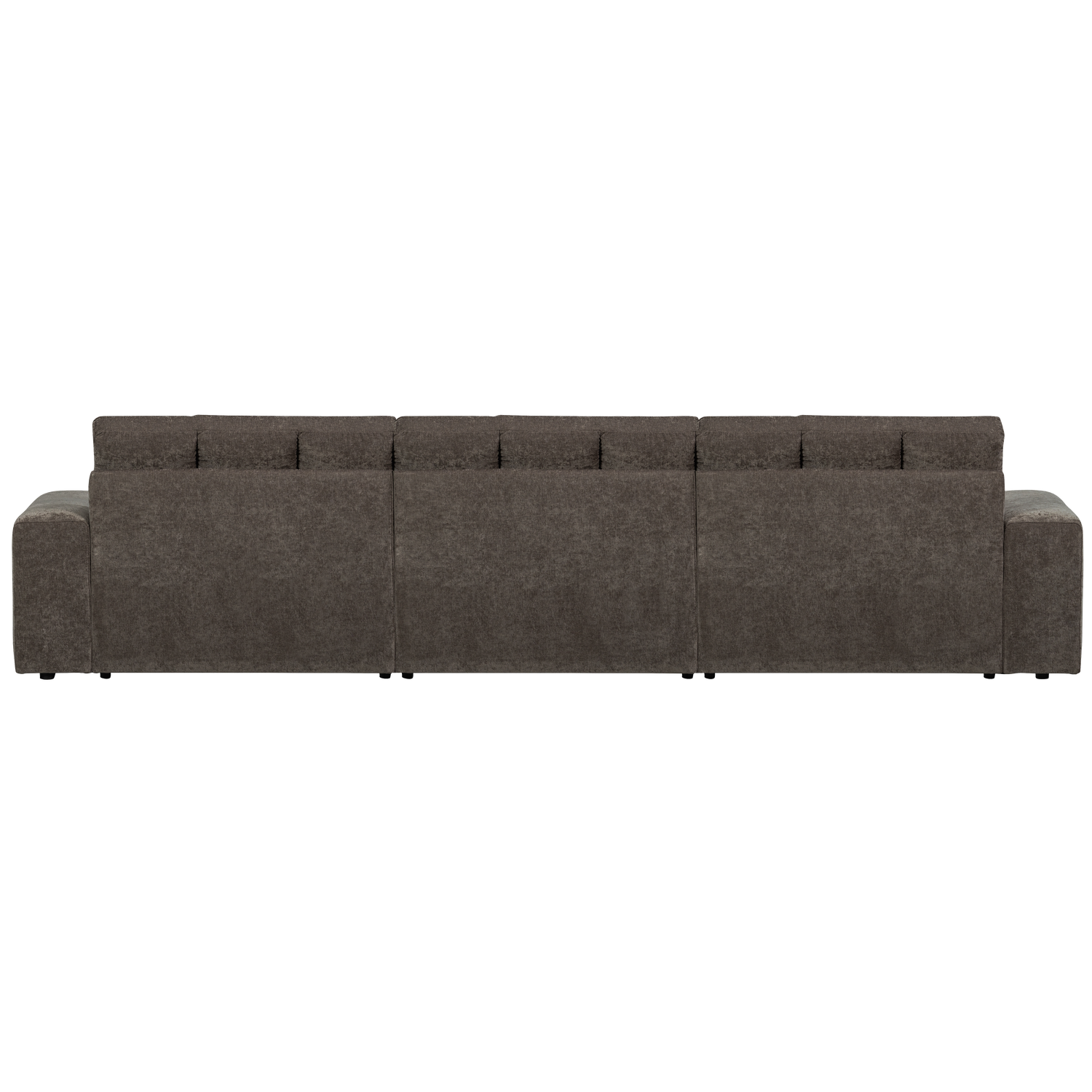 WOOOD canapea mare SECOND DATE CHAISE LONGUE | 100% Pes | Gri cald | 78x316x162 cm