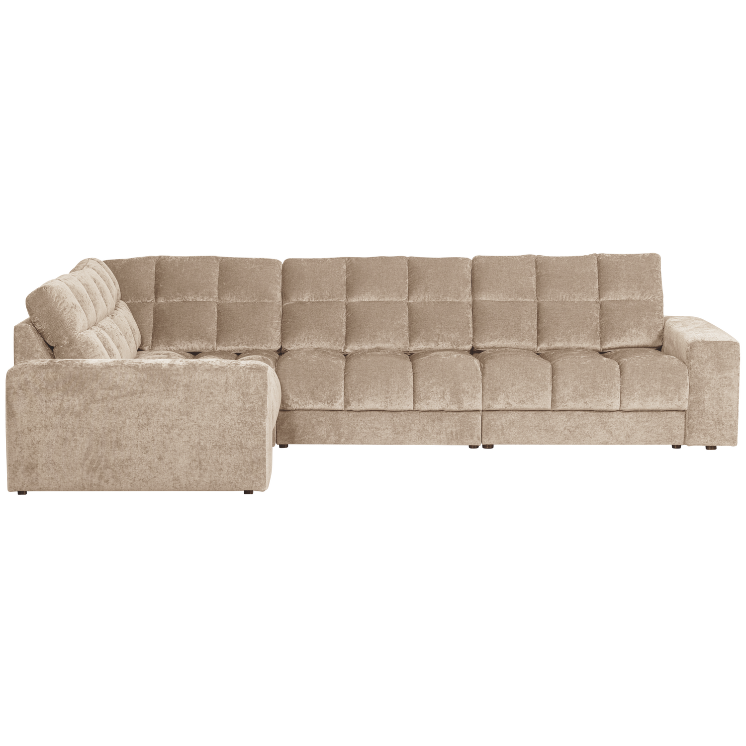WOOOD canapea colt SECOND DATE | 100% Pes | Nougat | 78x316x212 cm