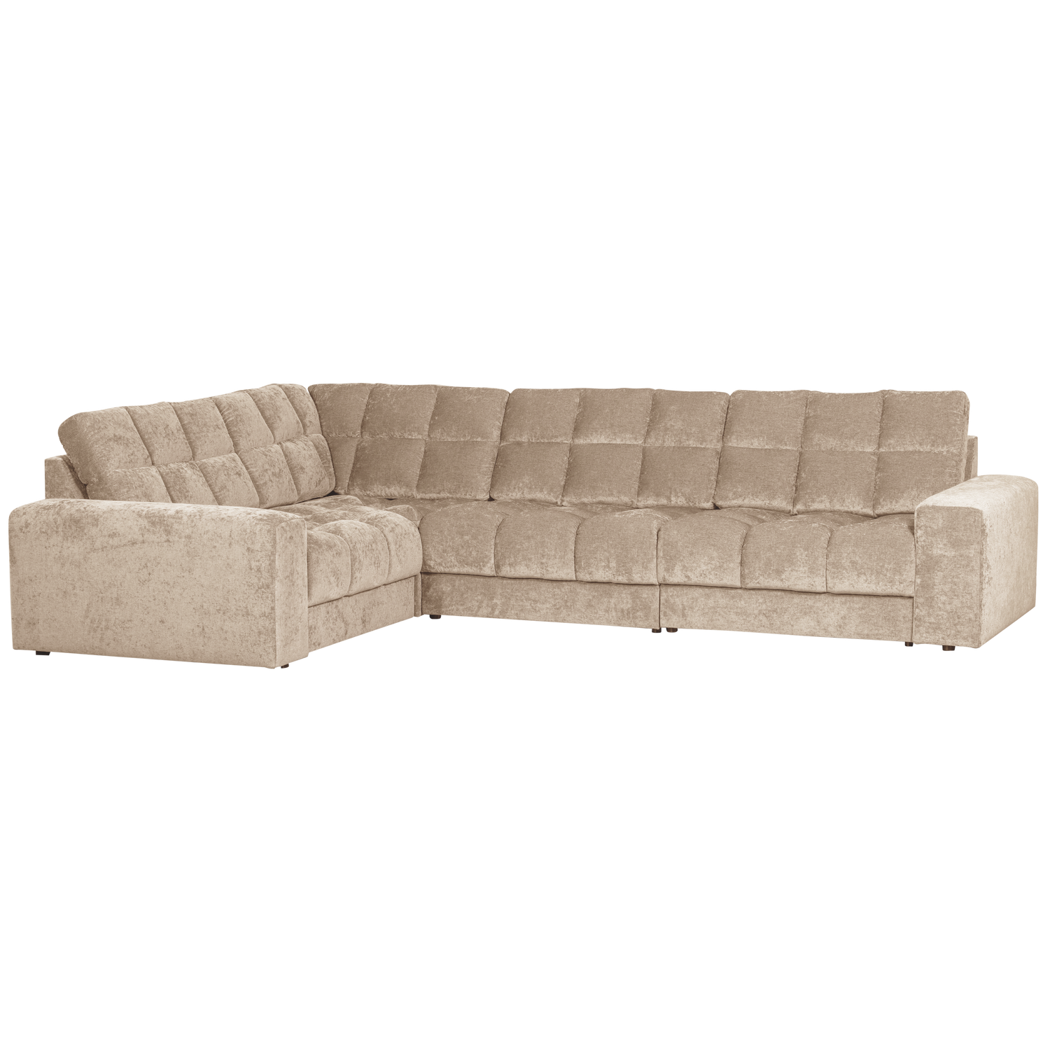 WOOOD canapea colt SECOND DATE | 100% Pes | Nougat | 78x316x212 cm