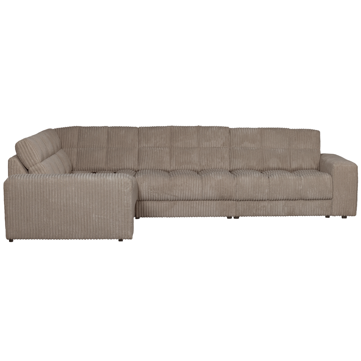 WOOOD canapea colt SECOND DATE | 100% Pes | Mud | 78x316x212 cm