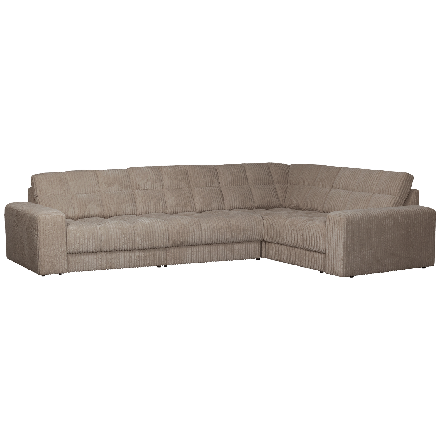 WOOOD canapea colt SECOND DATE | 100% Pes | Mud | 78x316x212 cm