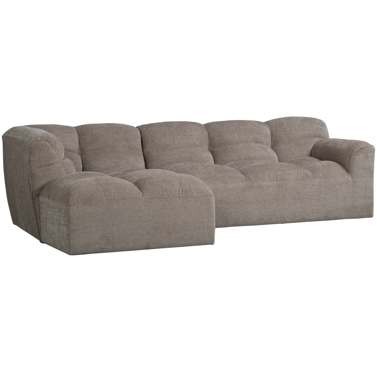 TIBAS CHAISE LONGUE LEFT WOVEN FABRIC ZAND