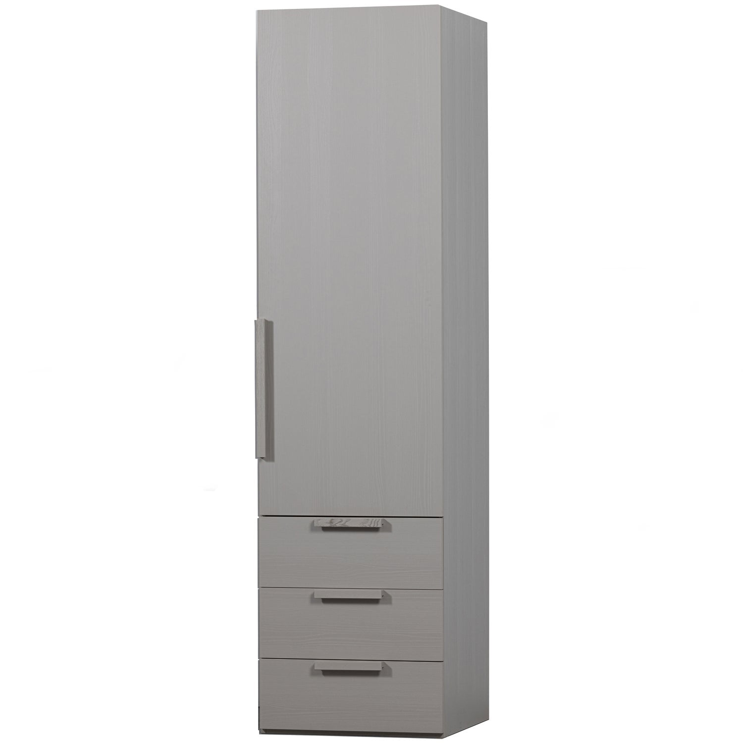 WOOOD dulap RENS 1-DOOR | Chipboard | Gri | 210x55x58 cm