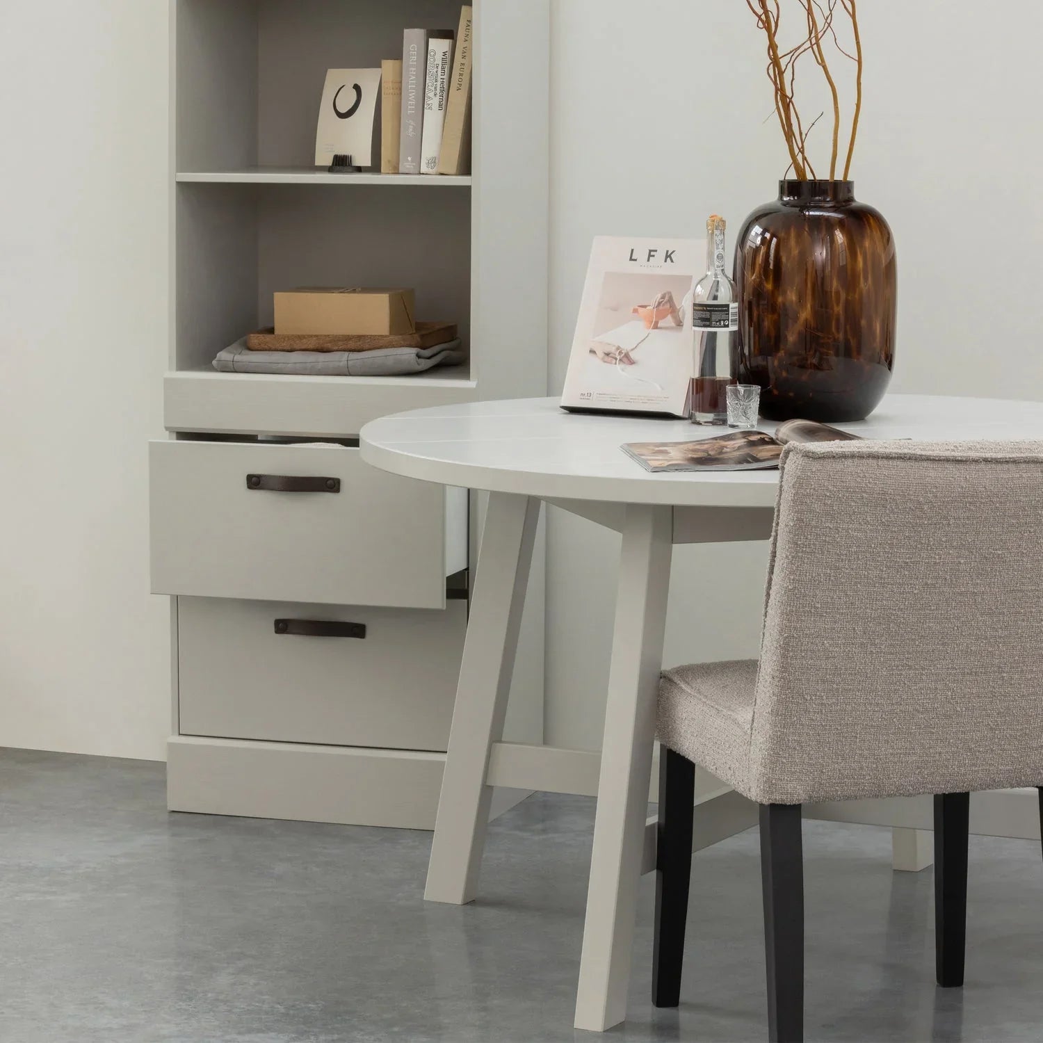 BOLD BOOKCASE PINE SNOW WHITE [fsc]