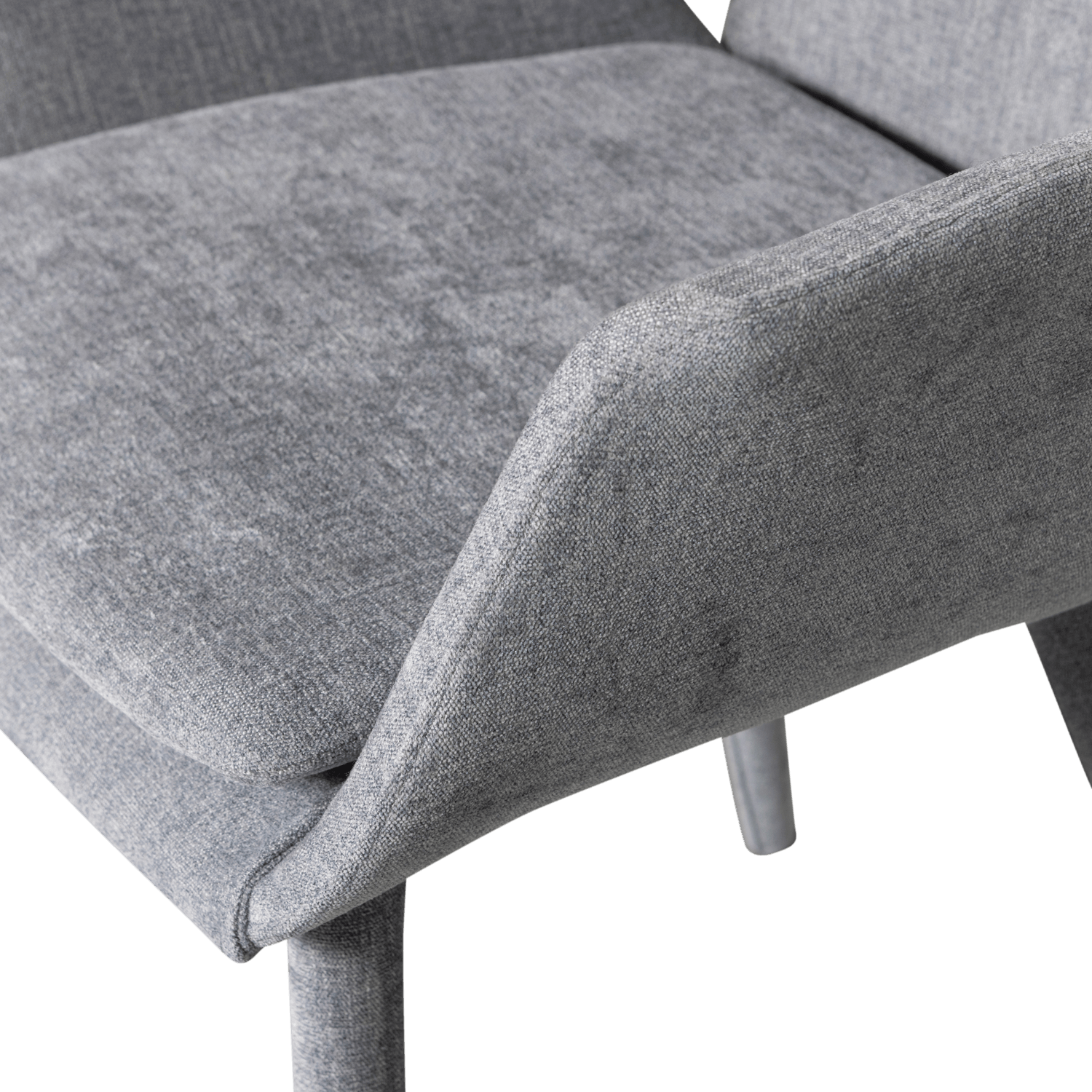 CURVE DINING CHAIR GREY