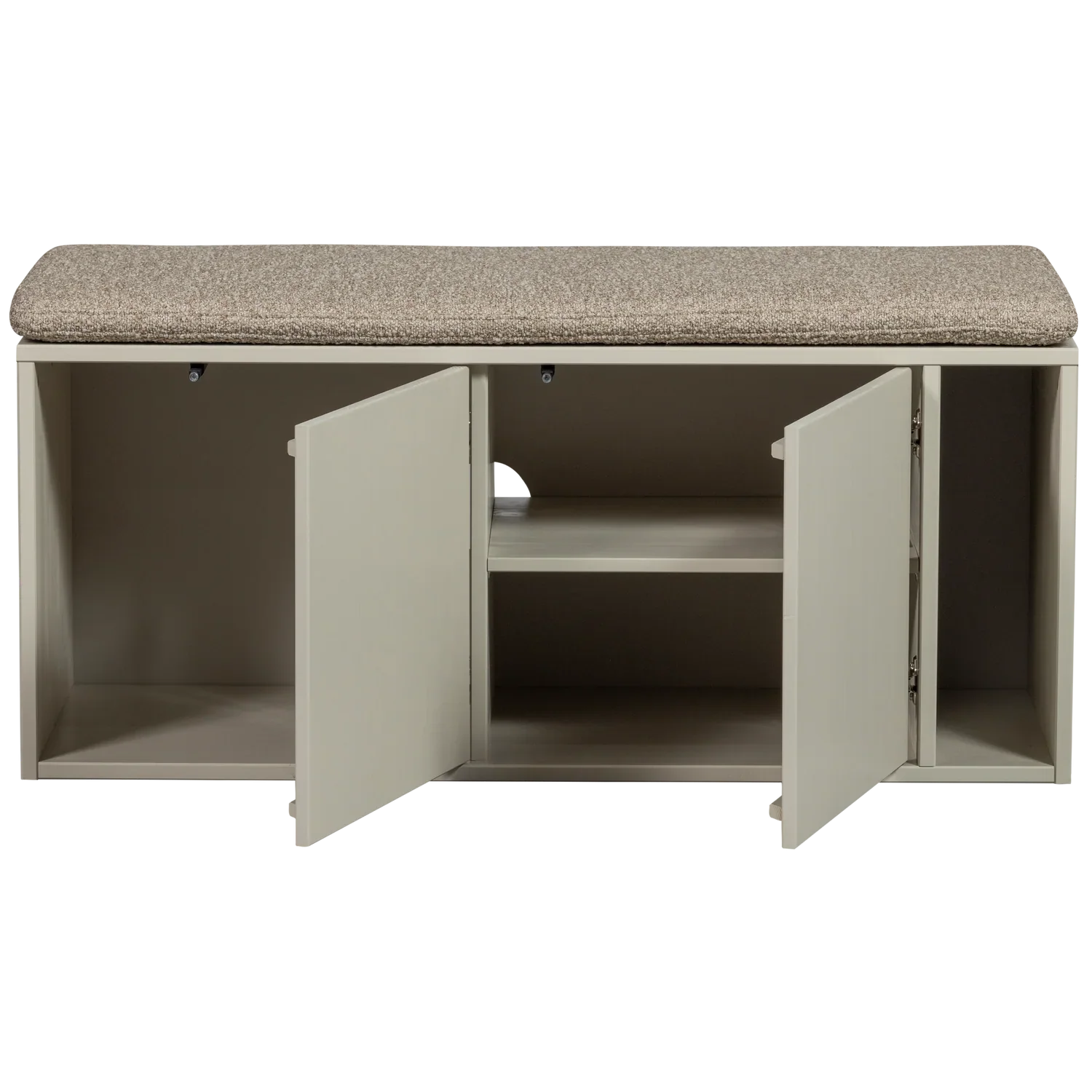 SETTLE DOWN TV UNIT/BENCH 108CM DUST WITH SEATCUSHION [fsc]