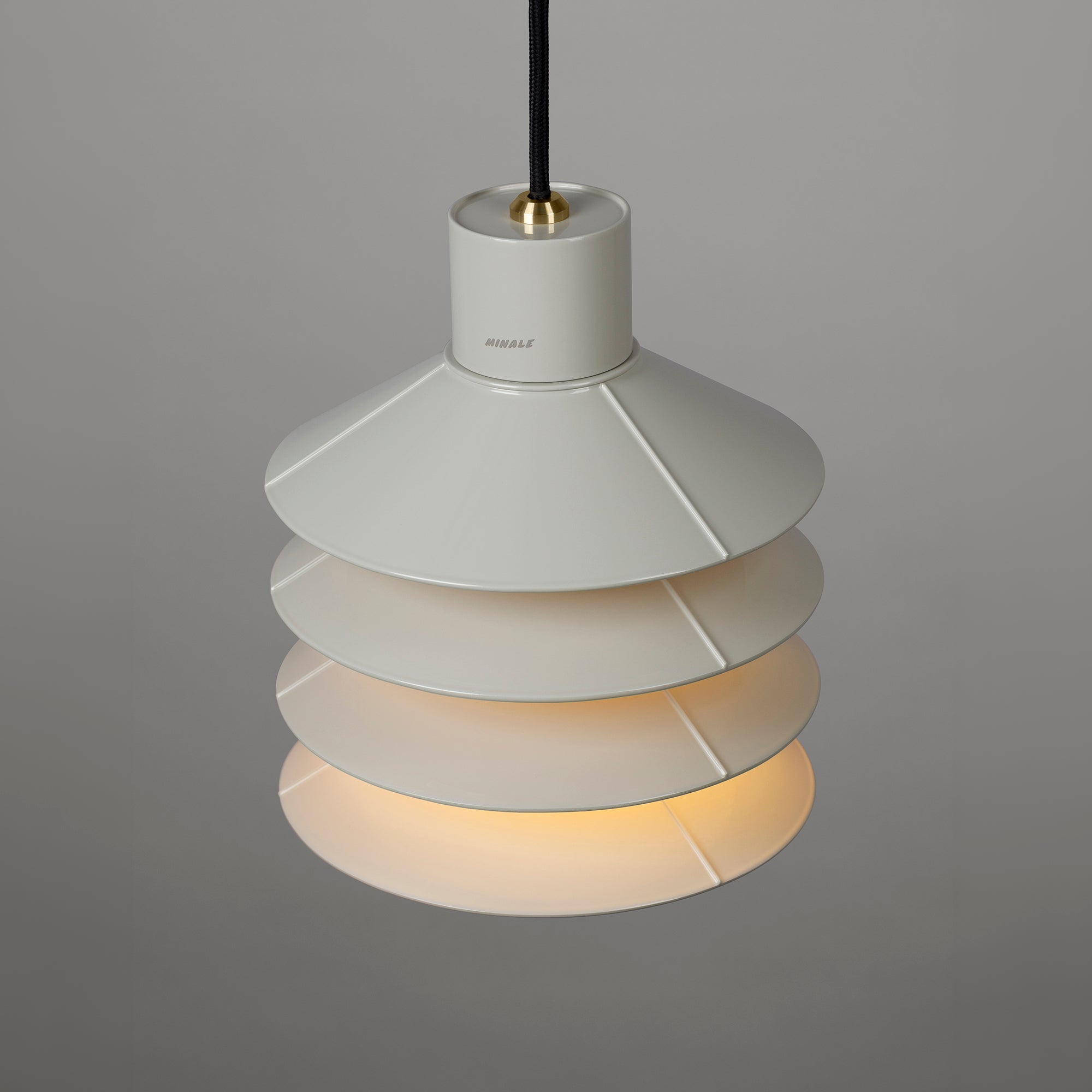 Minale lustră pendul 4Shades | aluminiu, alamă, rășină opal | bec G9 dimabil inclus