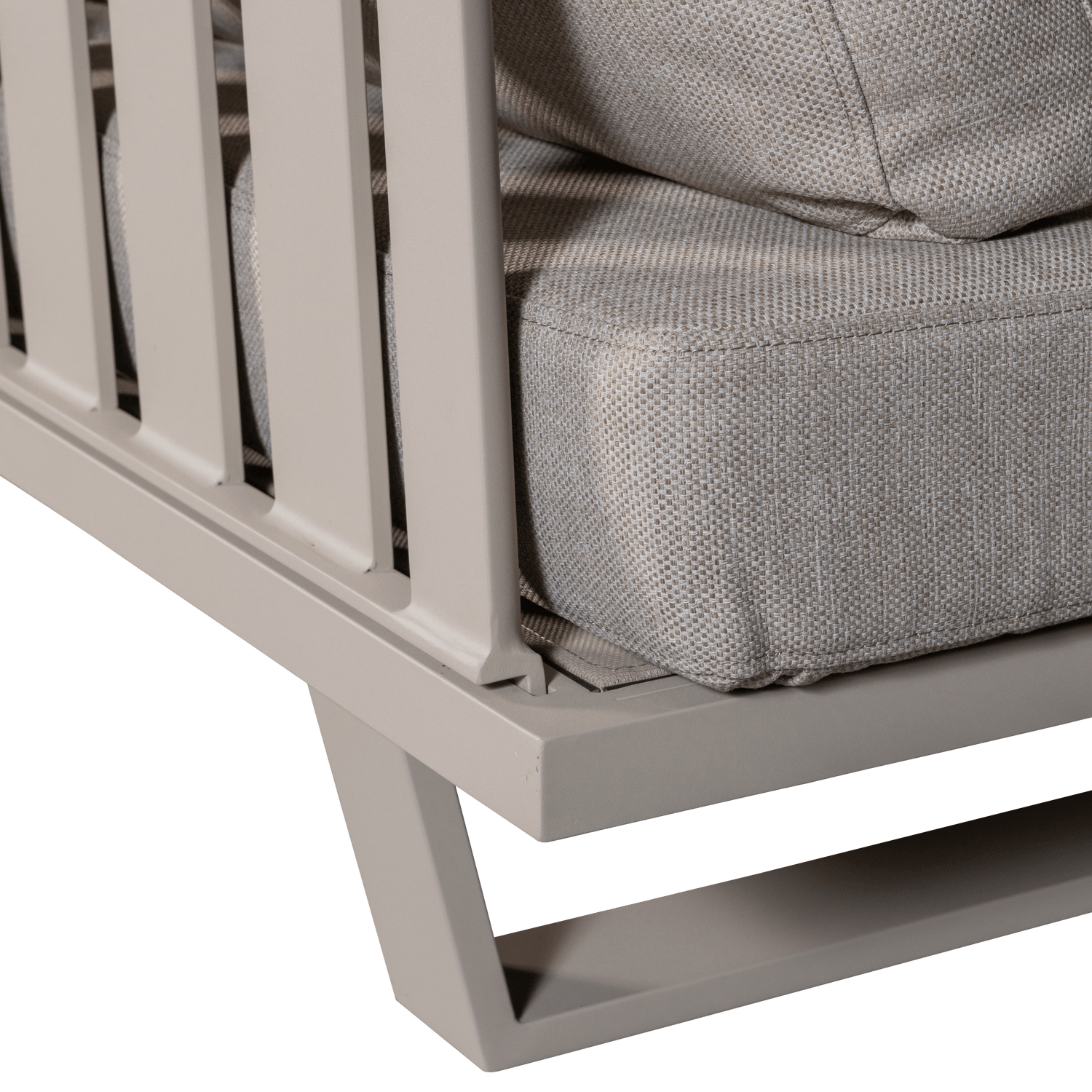 BEAR 3-SEATER GARDEN BENCH ALUMINIUM SAND