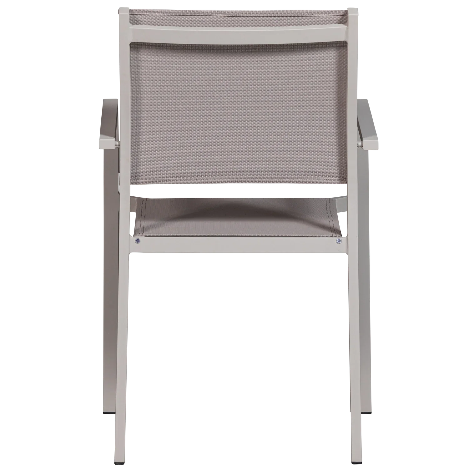 FOWL GARDEN CHAIR ALUMINIUM/TEXTILE SAND - SET OF 2