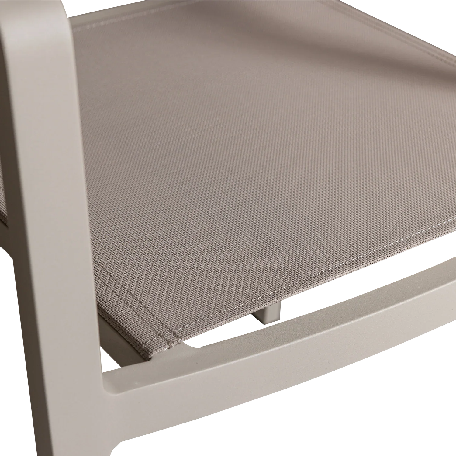 FOWL GARDEN CHAIR ALUMINIUM/TEXTILE SAND - SET OF 2