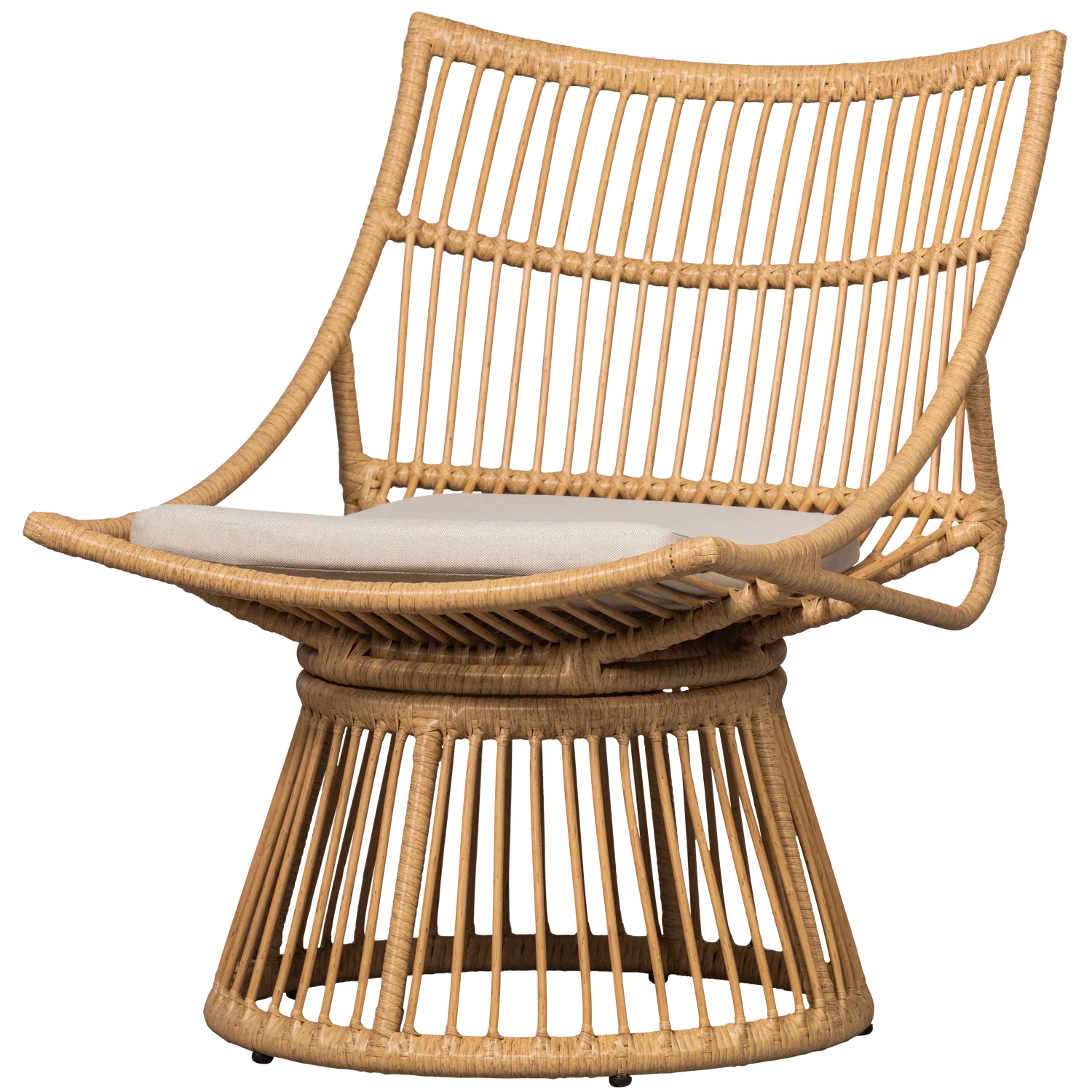ALATNA GARDEN CHAIR WICKER NATURAL