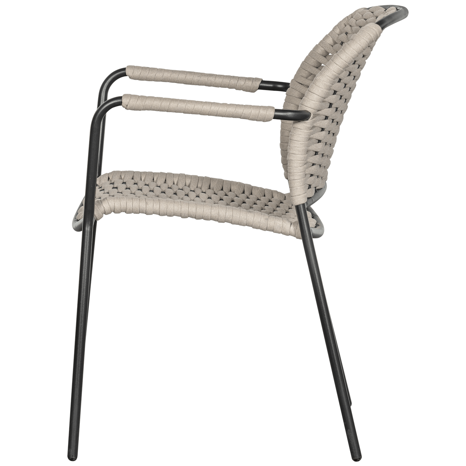 TAKU GARDEN CHAIR WITH ARMREST POLYESTER SAND