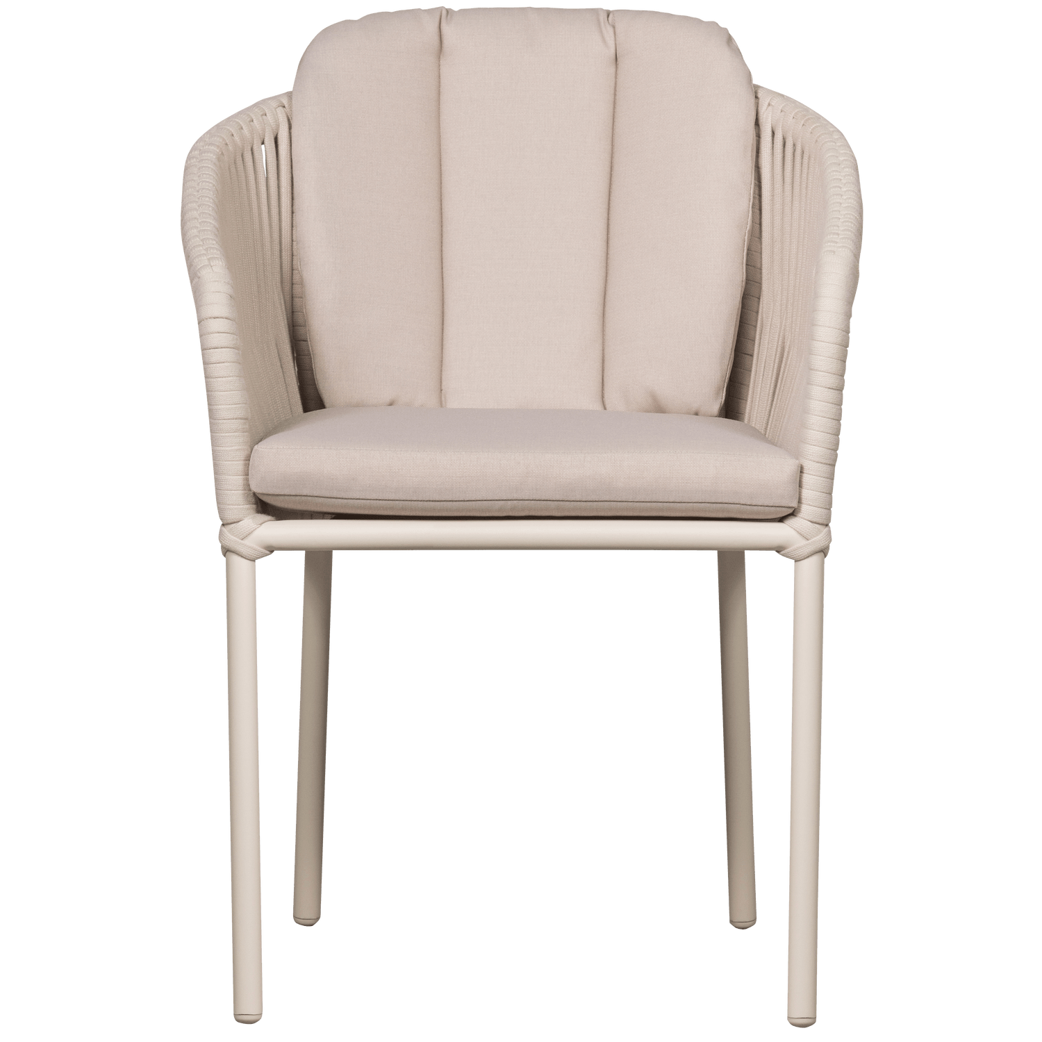 YUKON GARDEN CHAIR ROPE LIGHT GREY