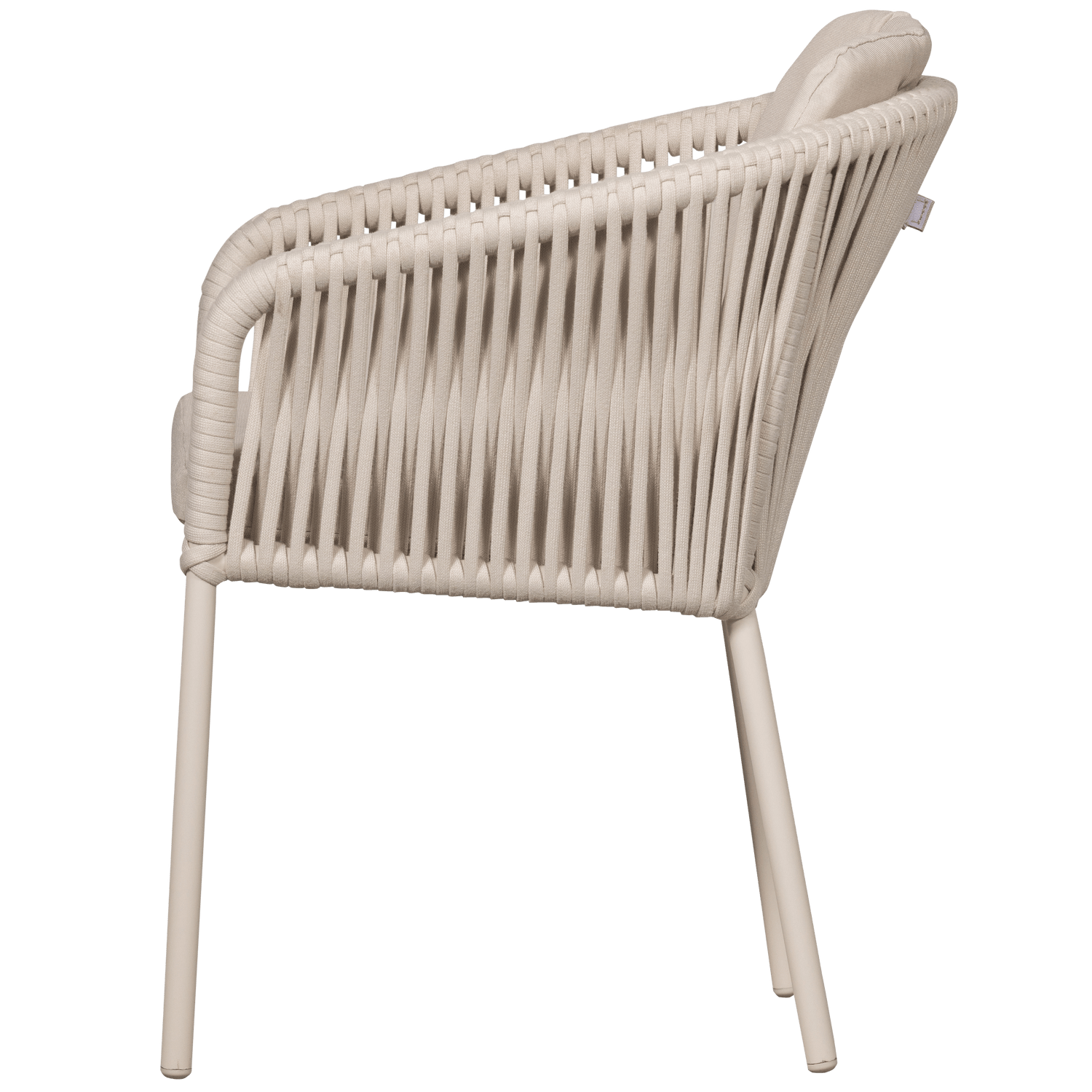 YUKON GARDEN CHAIR ROPE LIGHT GREY