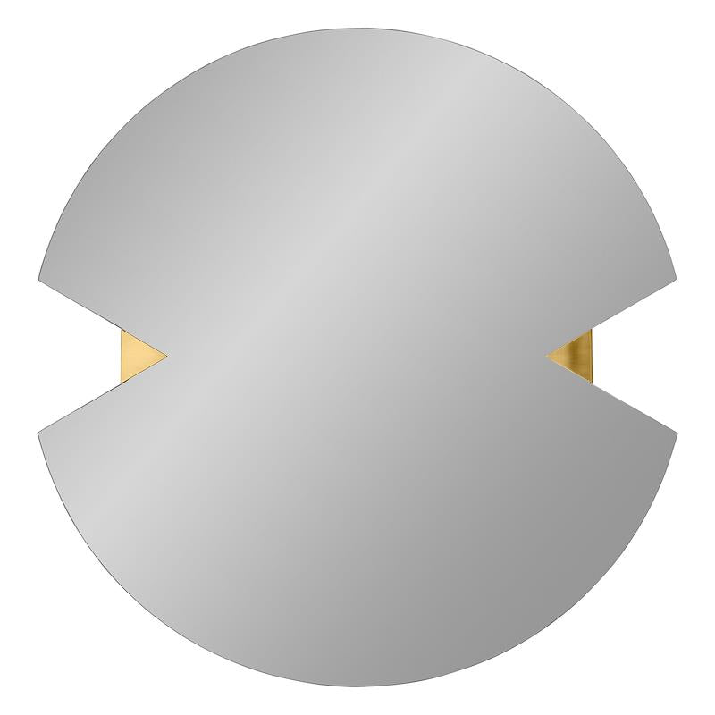 AYTM Oglindă Rotundă VERTO  | Sticlă și MDF | Rainbow / Black | Design Interactiv și Artă Murală | Ø70cm