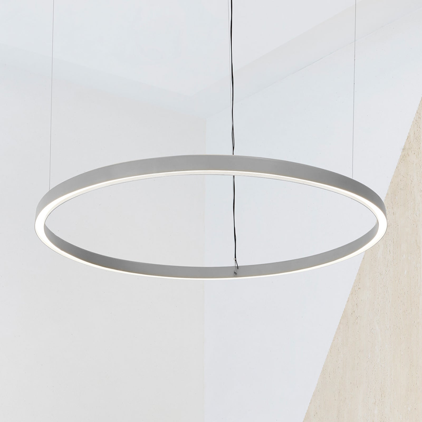 Luceplan lustră Compendium Circle | 110 aluminiu | 110 cm