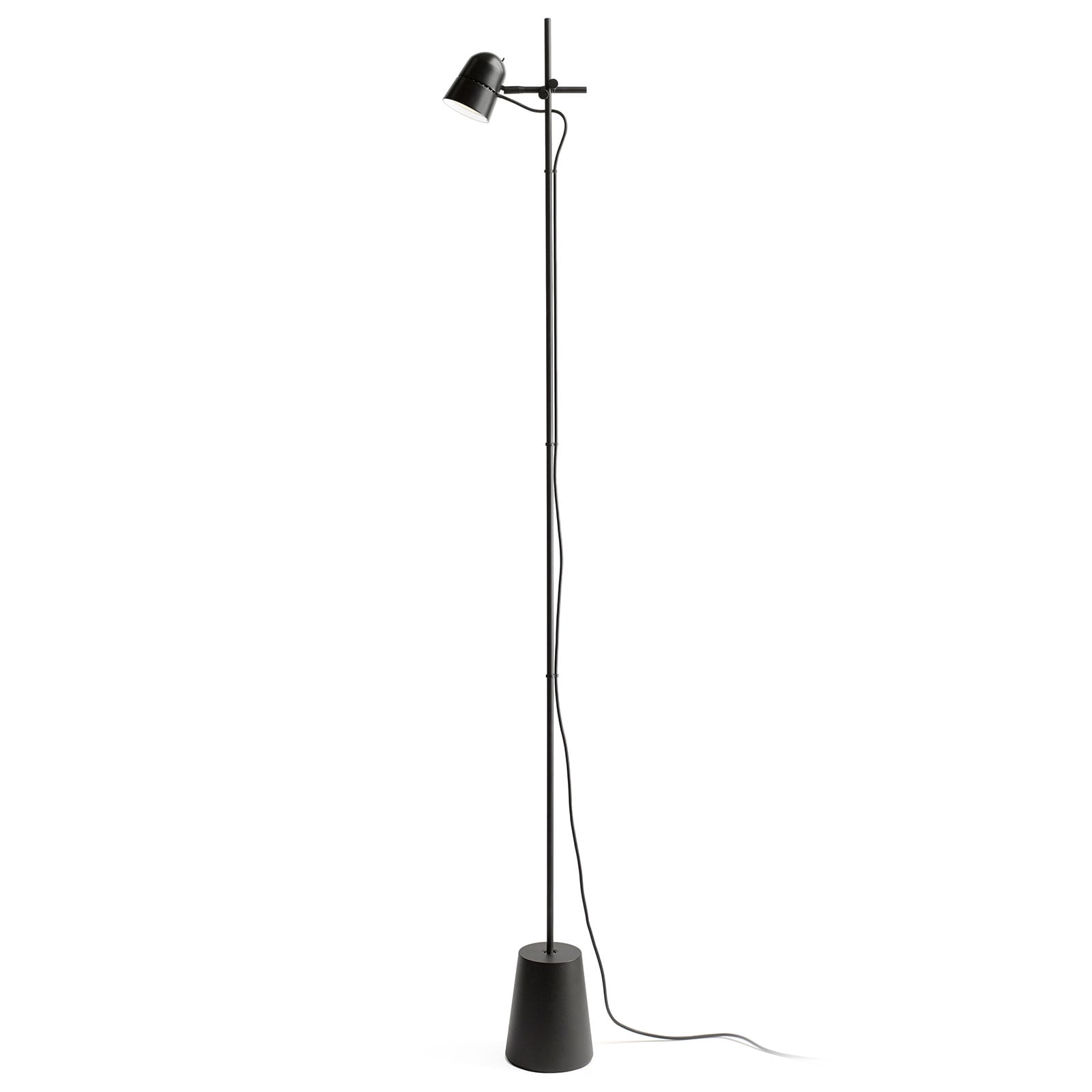 Luceplan lampadar Counterbalance Lampadars | Negru