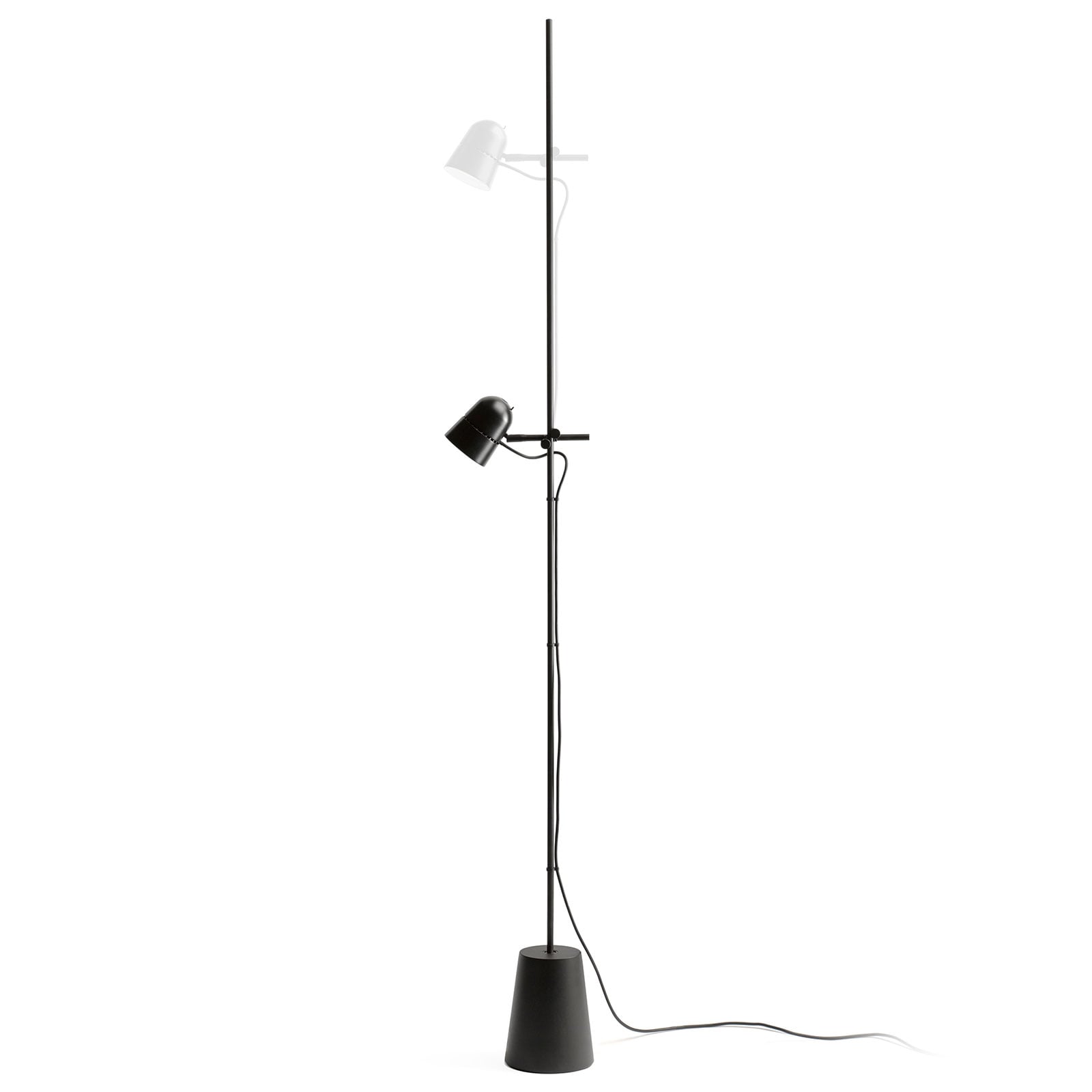 Luceplan lampadar Counterbalance Lampadars | Negru