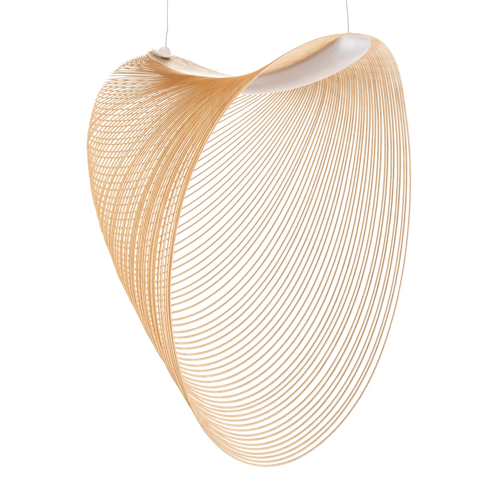 Luceplan lustră Illan | Mesteacăn | Ø 60 cm