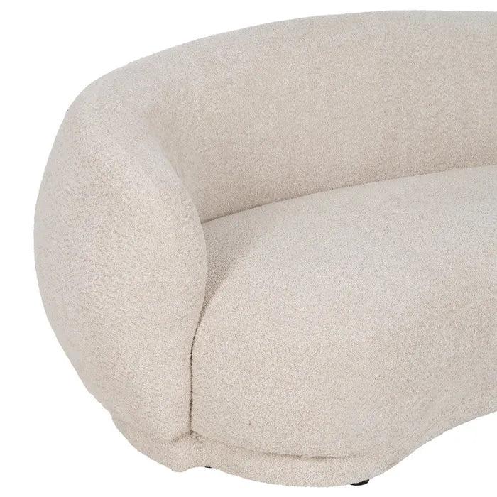 Canapea tapițată bej, 191 x 93 x 75 cm – eleganță și confort