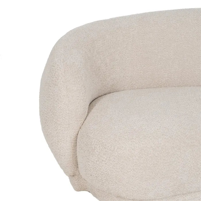 Canapea tapițată bej, 191 x 93 x 75 cm – eleganță și confort