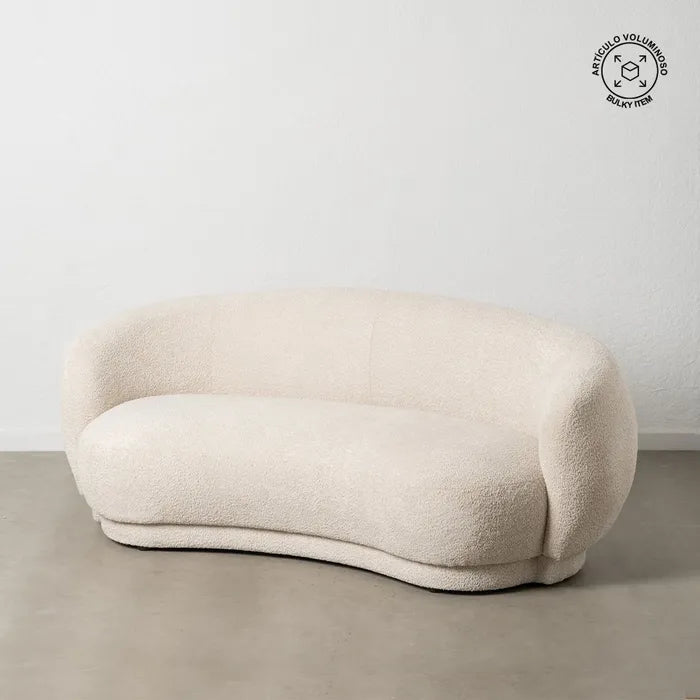 Canapea tapițată bej, 191 x 93 x 75 cm – eleganță și confort