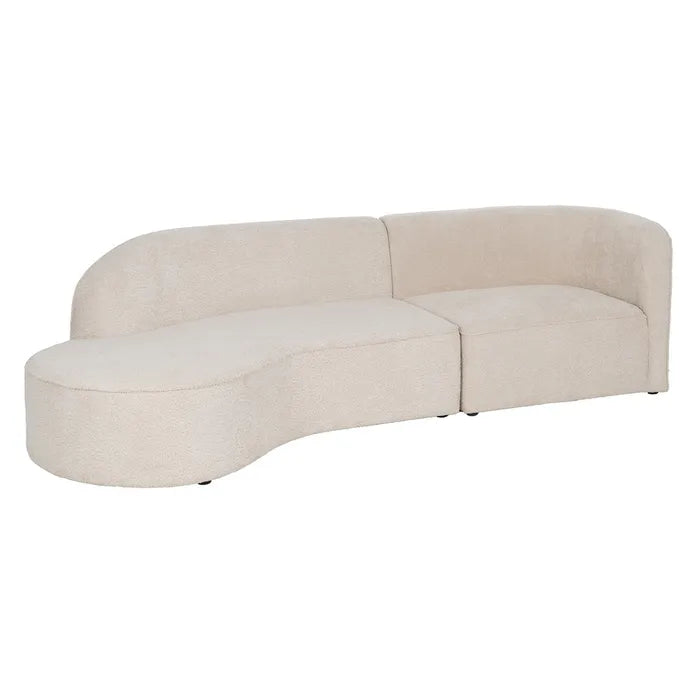 Canapea modulară 2 piese, bej, 300 x 107 x 75 cm – confort și design modern
