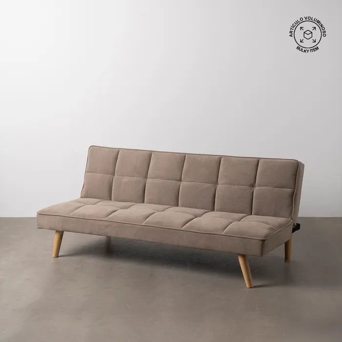 Canapea extensibilă bej, 175 x 84 x 73 cm – design compact și versatilitate