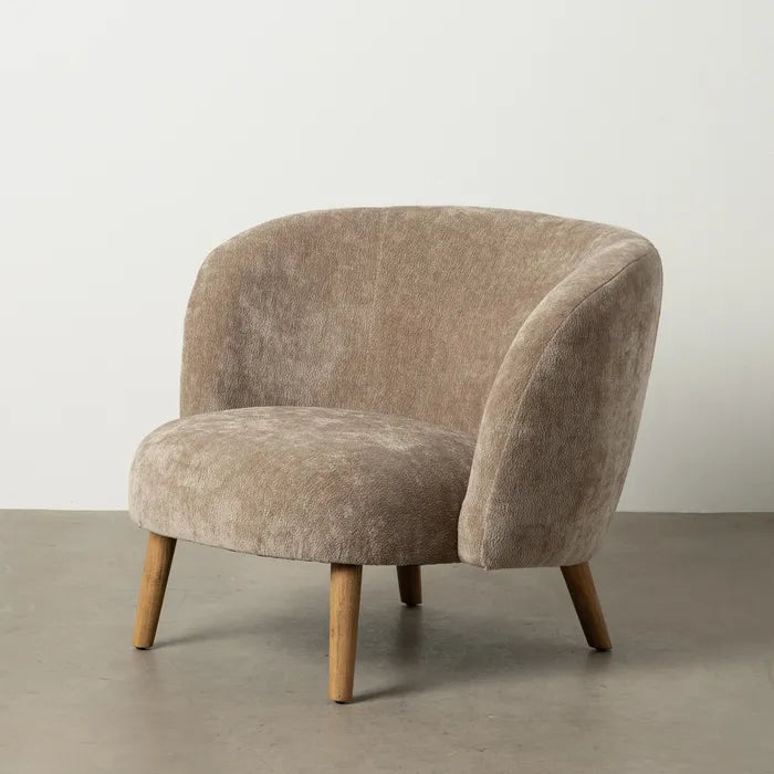 Fotoliu TAUPE OLD – Structură din Lemn de Mesteacăn și Design Modern, 85 x 79 x 66 cm 1