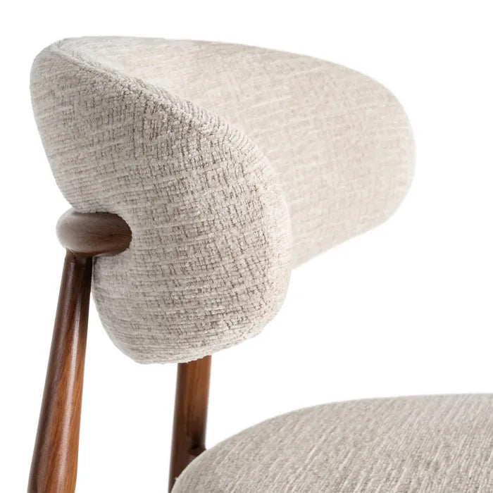 SCAUN DE BAR BEIGE Textil-Metal Finisaj Contract Material Hidrofug 54 x 52 x 105 cm 3