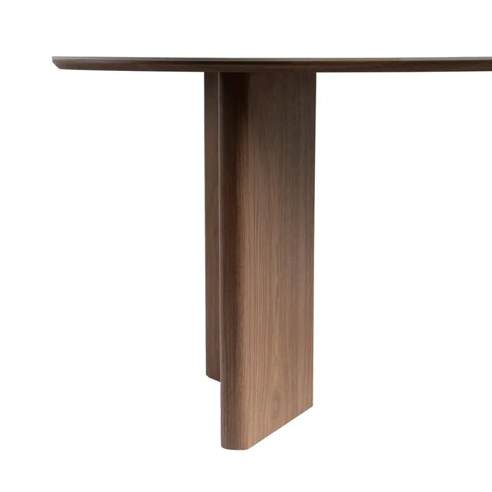 Masă de dining cu blat alb-maro din ceramică și MDF, 180 x 90 x 76 cm – design modern și elegant