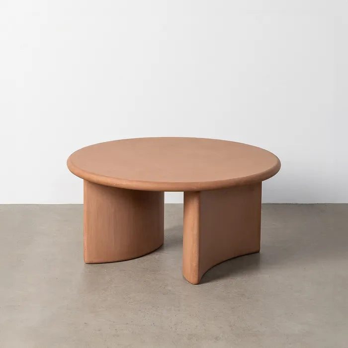 Ixia Măsuță de Cafea , Rotundă, Aspect Microciment Tile, Ø 80 x 38.5 cm