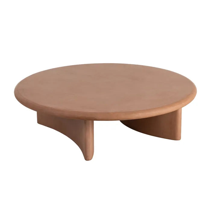 Ixia Măsuță de Cafea , Rotundă, Aspect Microciment Tile, Ø 120 x 33 cm