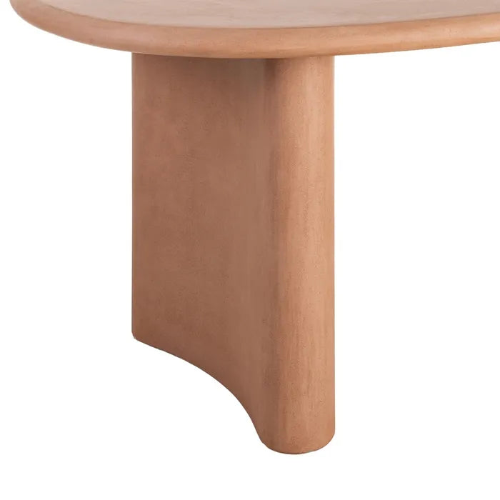Ixia Masă Dining , Dreptunghiulară, Aspect Microciment Tile, 180 x 90 x 76 cm