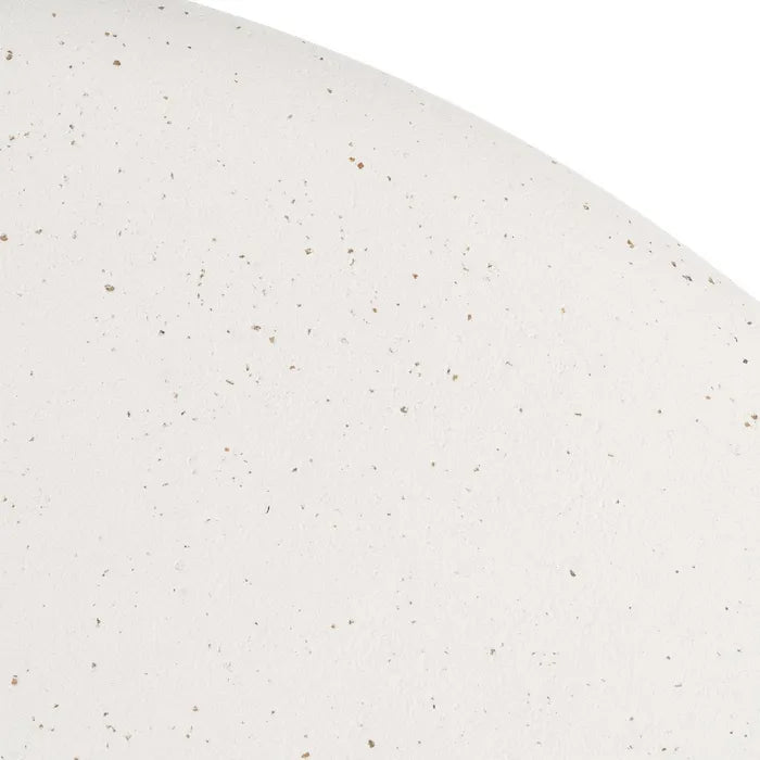 Ixia Masă Dining , Rotundă, Aspect Terrazzo și Microciment, 120 x 120 x 76 cm