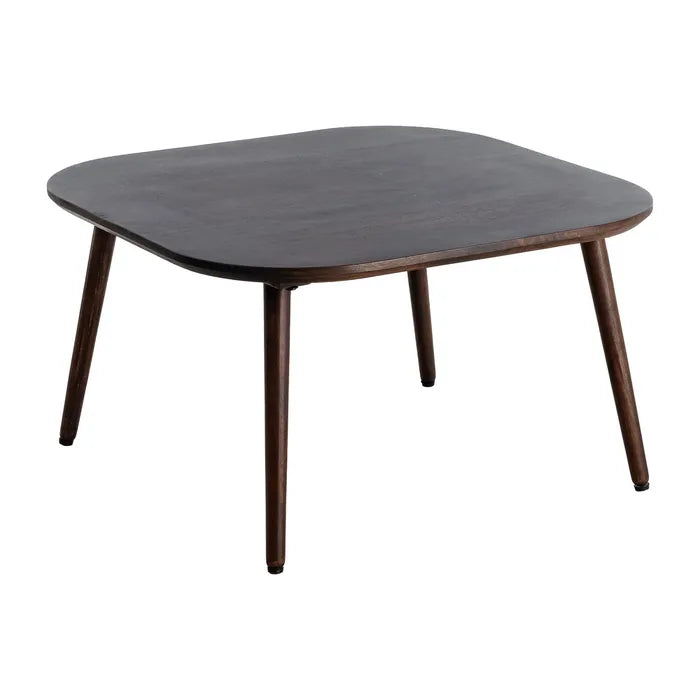 Măsuță de Cafea Round Rustic – Lemn de Mango Maro Închis, 80 x 80 cm 2